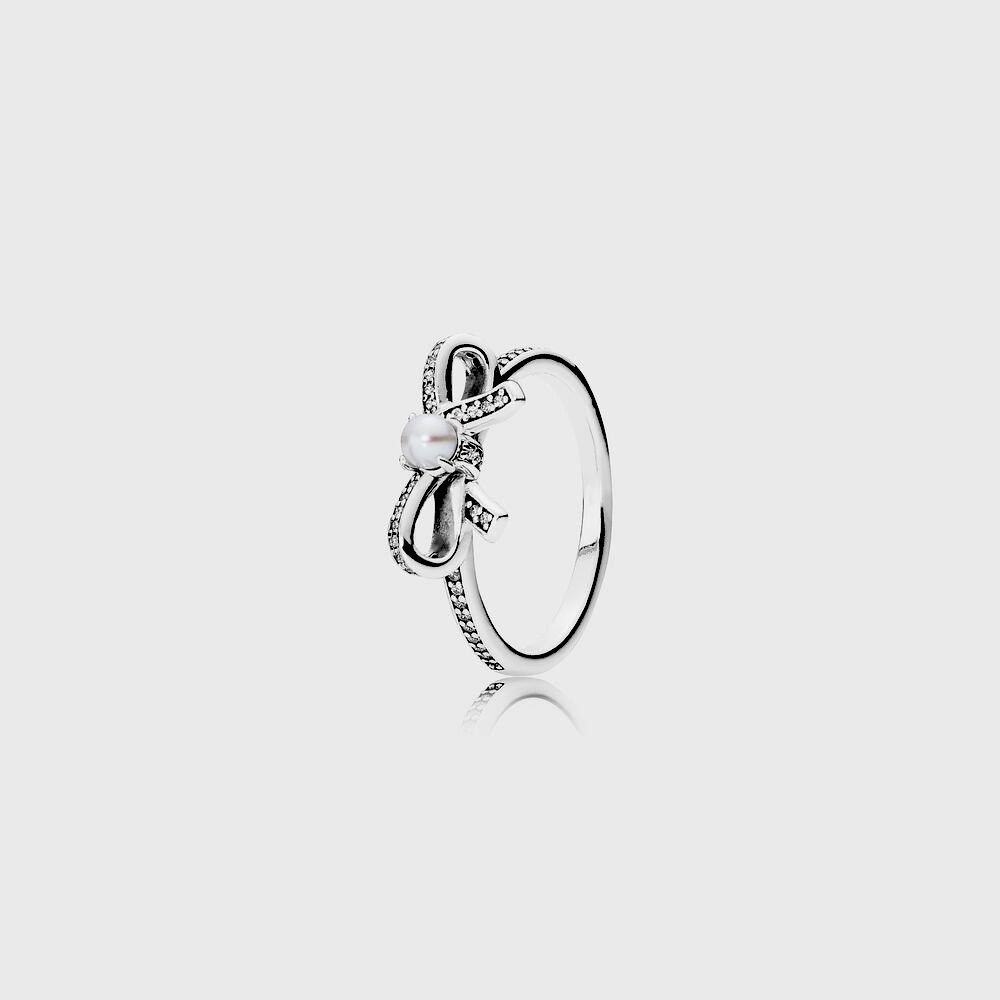 Silver Pandora Bow Ring